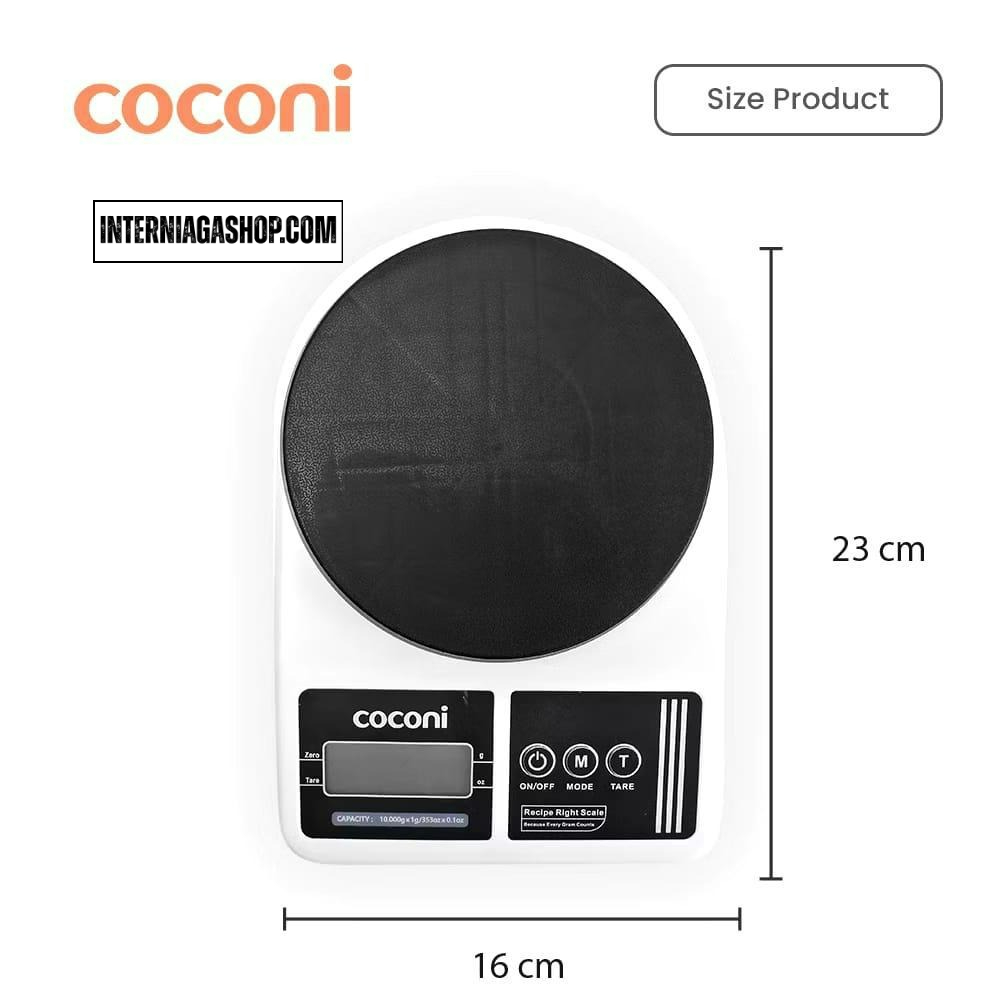 COCONI RecipeRight Baby Kitchen Scale | Timbangan Digital Portable MPASI Bayi | Timbangan Makan | Timbangan Dapur/perlengkapan MPASI/perlengkapan dapur/ - Gambar 4