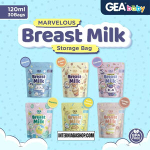 Gea Baby Pour Kantong Asi 120ML VARIANT POPSICLE ICE PINK