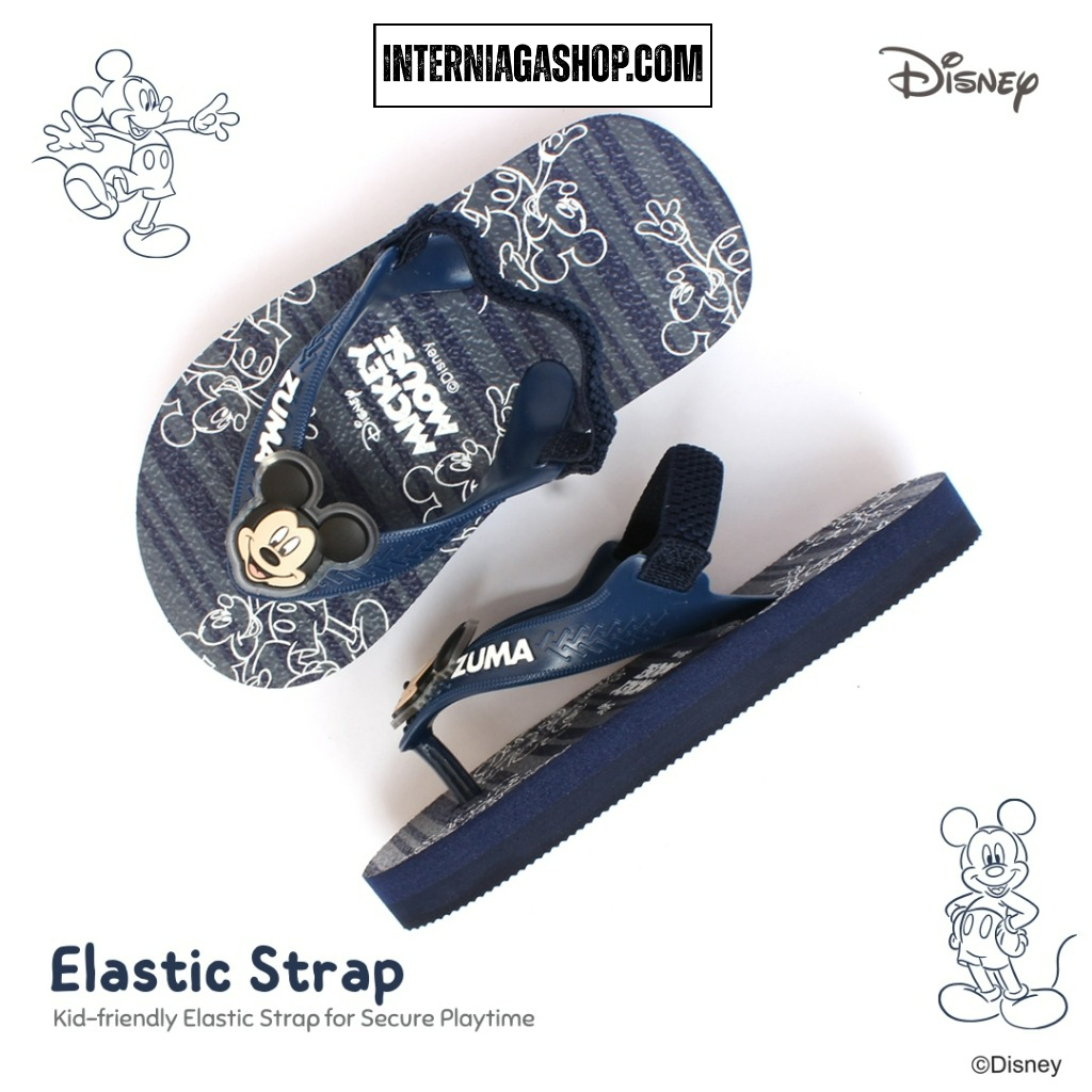 ZUMA BABY DISNEY/ SANDAL ANAK COLORS ARIEL GREEN SIZE 23/24 - Gambar 5