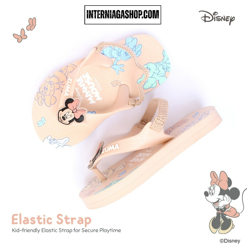 ZUMA BABY DISNEY/ SANDAL ANAK COLORS ARIEL GREEN SIZE 23/24 - Gambar 3