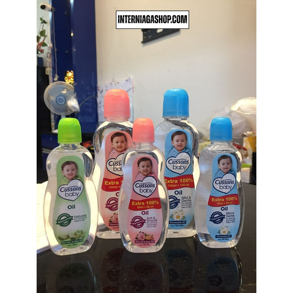 CUSSONS BABY OIL VARIANT MILD N GENTLE 100ML - Gambar 2