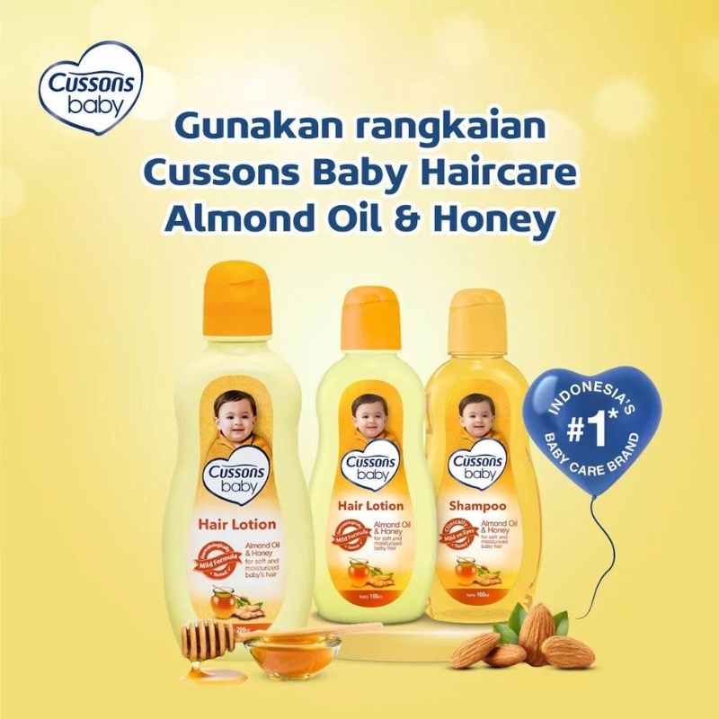 Cussons Baby Hair Lotion Minyak Rambut Bayi Bpom Vitamin Rambut VARIANT CANDLENUT OIL 200ML - Gambar 3