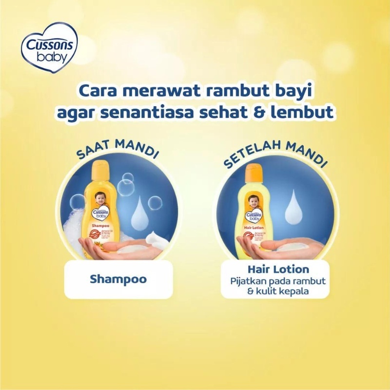 Cussons Baby Hair Lotion Minyak Rambut Bayi Bpom Vitamin Rambut VARIANT CANDLENUT OIL 200ML - Gambar 4