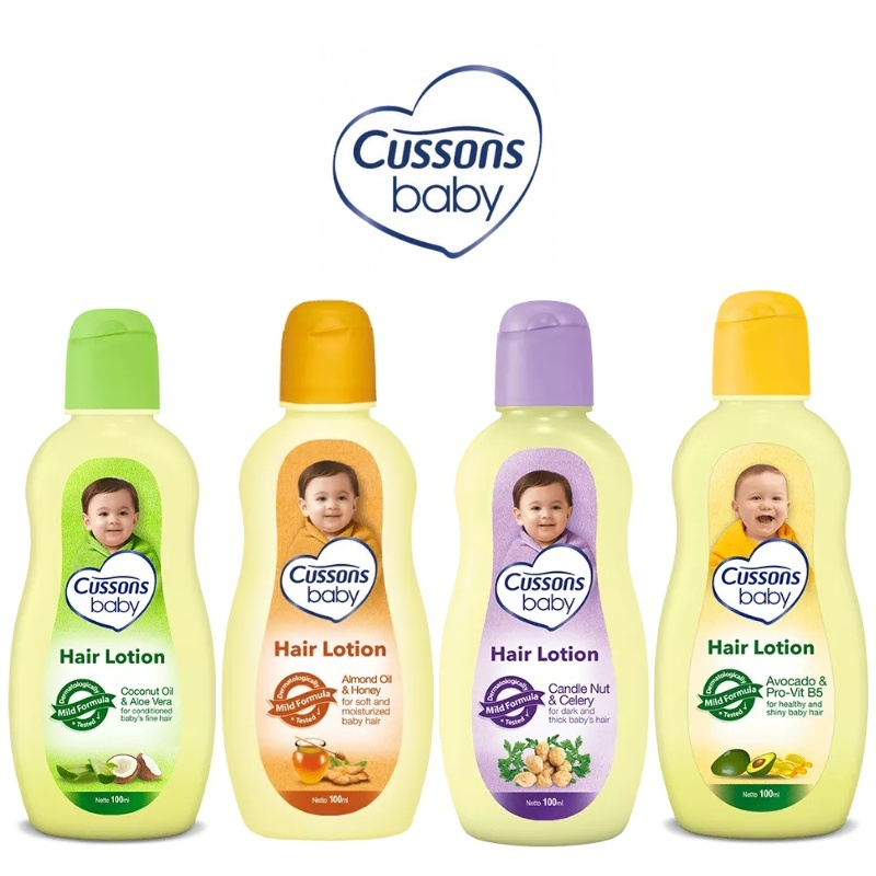 Cussons Baby Hair Lotion Minyak Rambut Bayi Bpom Vitamin Rambut VARIANT CANDLENUT OIL 200ML